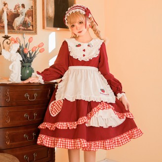 Sweet Bear Sweet Lolita Dress OP (UN195)